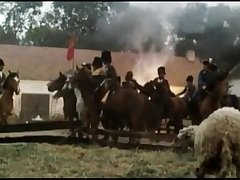 Ретро порно две блондинки сделали гусару отменный минет