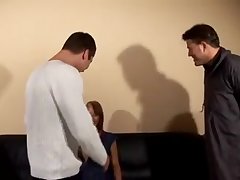 Немецкое ретро порно парень красиво трахнул свою девушку в вагину